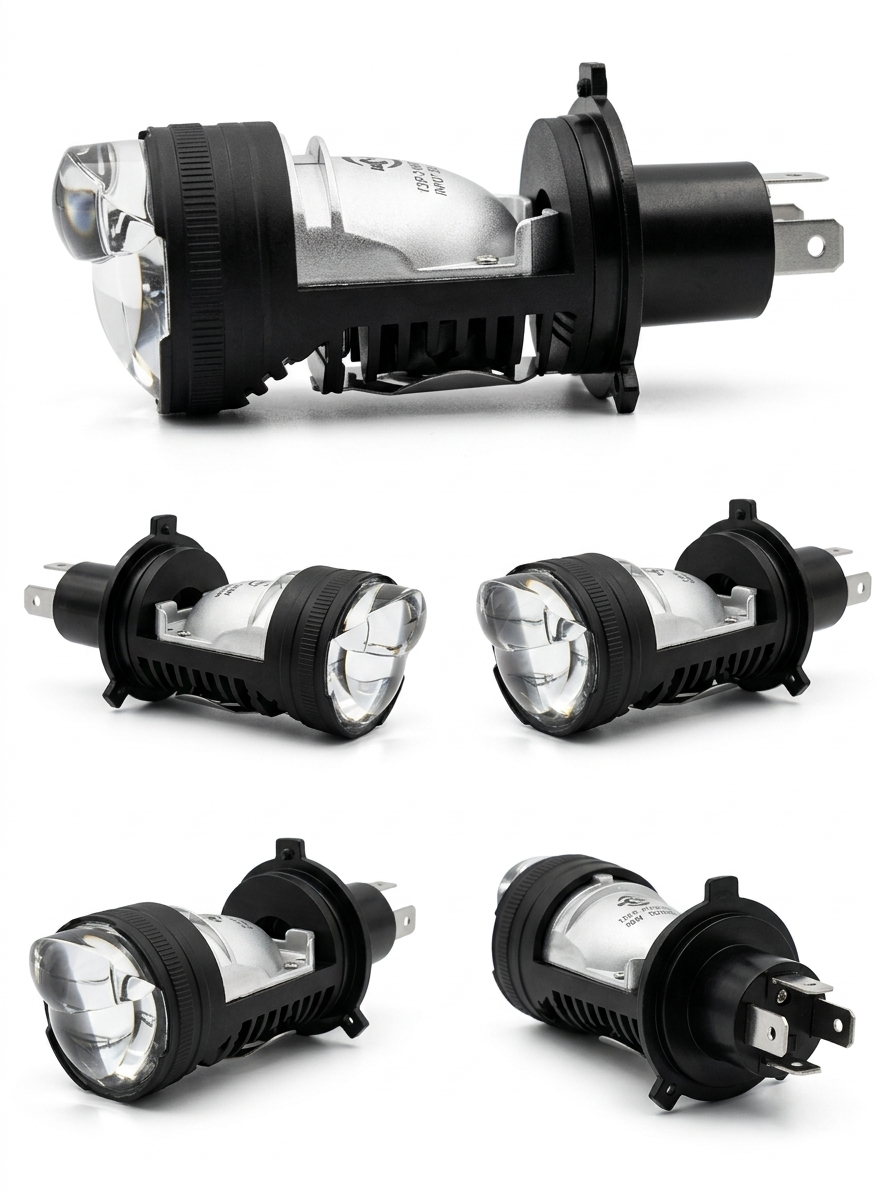 H4 LED Projector Headlight Bulb