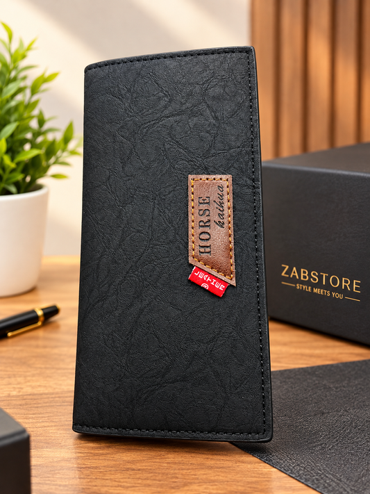 PREMIUM MEN's LONG LEATHER WALLET