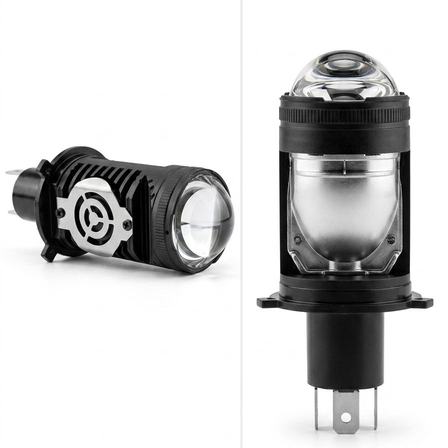 H4 LED Projector Headlight Bulb